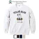 【トレーナー】シロクマさんと浮き輪(wakat) 8.4oz Cotton:100%