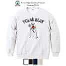 【トレーナー】シロクマさんとスイカ(wakat) 8.4oz Cotton:100%