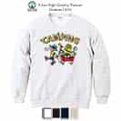 【トレーナー】【釣りざんまい】キャンピング 8.4oz Cotton:100%