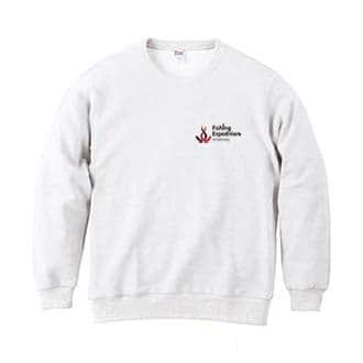 釣り探検隊【トレーナー】newロゴ 5.6oz Cotton:100%