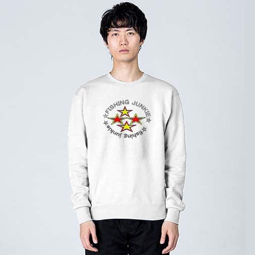 【トレーナー】【2029】フィッシングジャンキー 5.6oz Cotton:100%