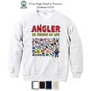 【トレーナー】【釣りざんまい】釣りをするんです_カラフル 8.4oz Cotton:100%