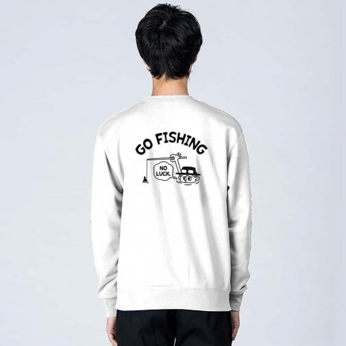 【トレーナー】【釣りざんまい】釣れないアングラー 8.4oz Cotton:100%