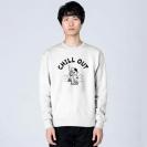 【トレーナー】【釣りざんまい】のんびり釣りしよう 8.4oz Cotton:100%