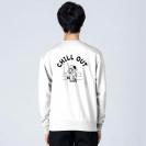 【トレーナー】【釣りざんまい】のんびり釣りしよう 8.4oz Cotton:100%