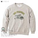 【トレーナー】【釣りざんまい】釣れないアングラー_レトロ 8.4oz Cotton:100%