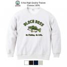 【トレーナー】【釣りざんまい】ブラックバス_カラフル 8.4oz Cotton:100%