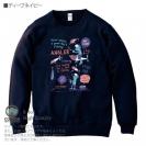 【トレーナー】【釣りざんまい】釣りに行きませんか?_レトロ 8.4oz Cotton:100%