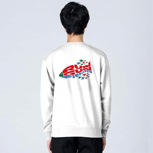 【トレーナー】【釣りざんまい】爆弾ラン&ガンフィッシング 8.4oz Cotton:100%