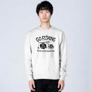 【トレーナー】【釣りざんまい】ユニークな釣りするアングラー_ブラック 8.4oz Cotton:100%