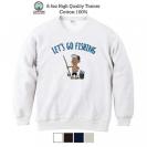 【トレーナー】【釣りざんまい】レッツゴーフィッシング アングラー_カラフル 8.4oz Cotton:100%