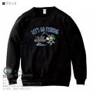 【トレーナー】【釣りざんまい】レッツゴーフィッシング ウトウトアングラー_カラフル 8.4oz Cotton:100%