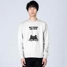 【トレーナー】何か気になる柴犬_黒柴(wakat) 8.4oz Cotton:100%