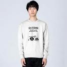 【トレーナー】【釣りざんまい】ユニークな釣り_ブラック  8.4oz Cotton:100%