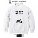 【トレーナー】何か気になる三毛猫(wakat) 8.4oz Cotton:100%