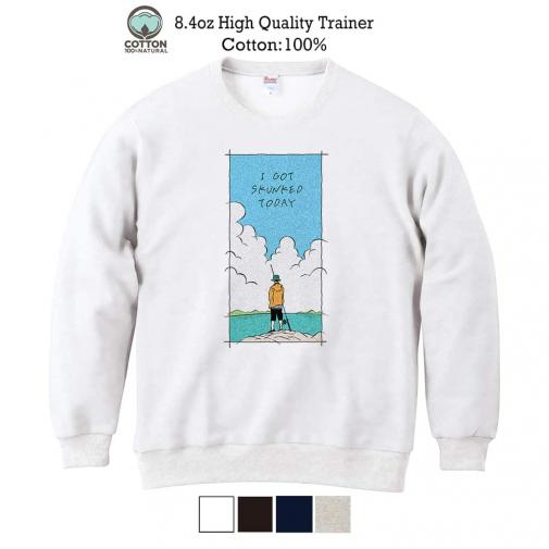 【トレーナー】【釣りざんまい】今日は何も釣れなかった  8.4oz Cotton:100%