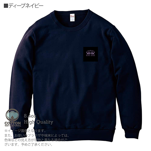 【トレーナー】【ROMI HIME】ORIGINAL DESIGN 8.4oz Cotton:100%