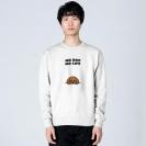 【トレーナー】何か気になるプードル_ブラウン(wakat) 8.4oz Cotton:100%