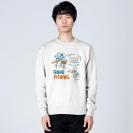 【トレーナー】【釣りざんまい】釣り人と魚の遭遇_NB  8.4oz Cotton:100%